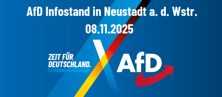 Infostand der AfD in Neustadt am 08.11.2025