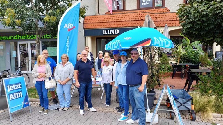 Zu Gast beim AfD Infostand in Haßloch